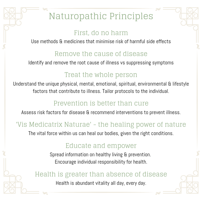 Naturopathic principles